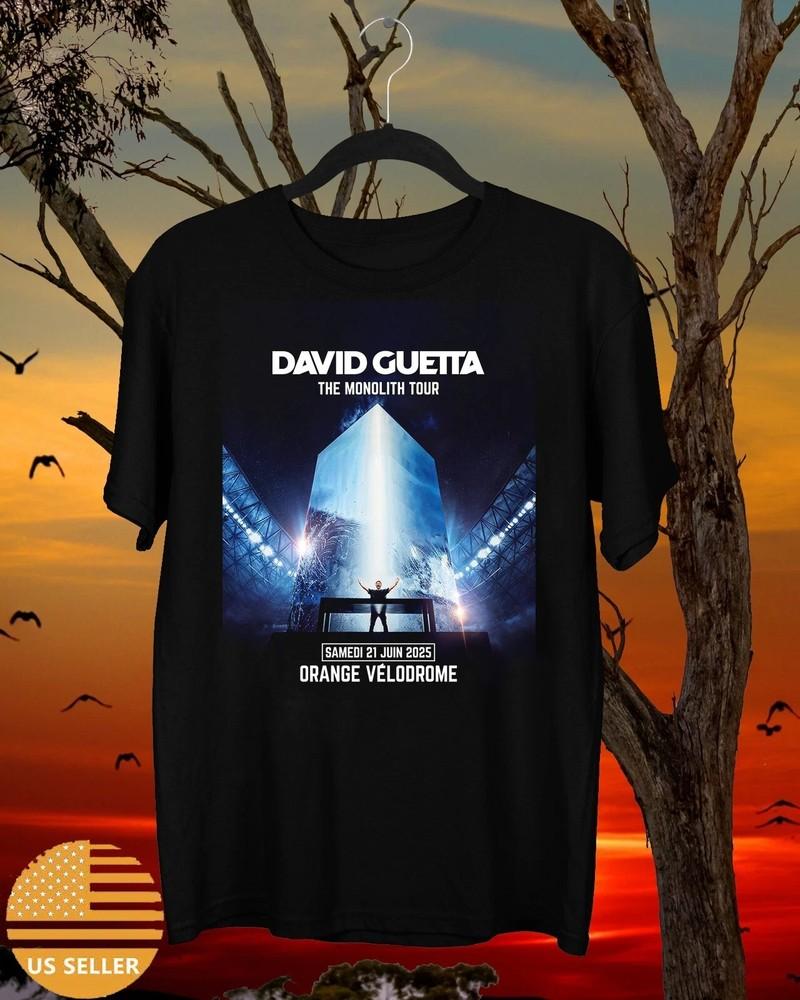 НОВЫЙ T-shirt David Guetta The Monolith Tour Полный размер S-5XL Унисекс T-shirt