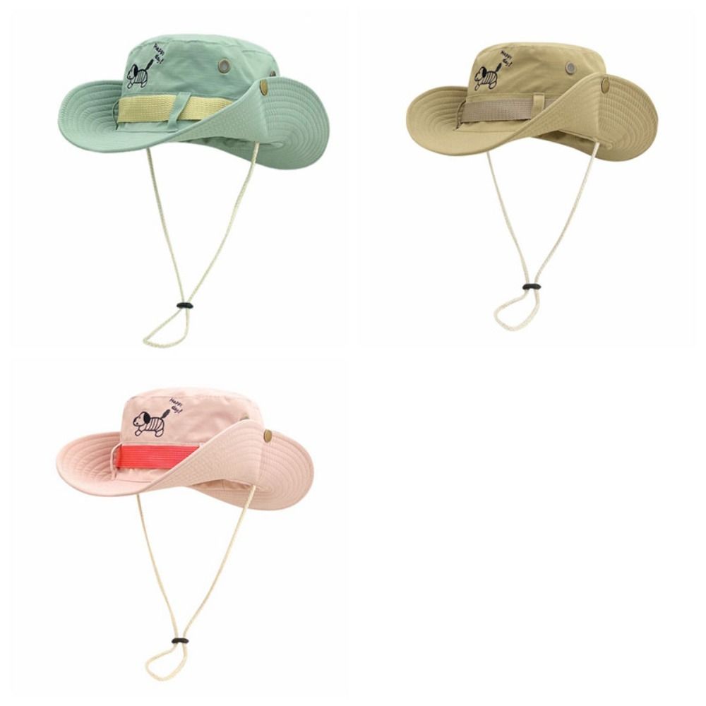 Y2K Ковбойская шляпа с козырьком, Солнцезащитная шляпа рыбака, Модная шляпа-ведро с щенком, Путешествия