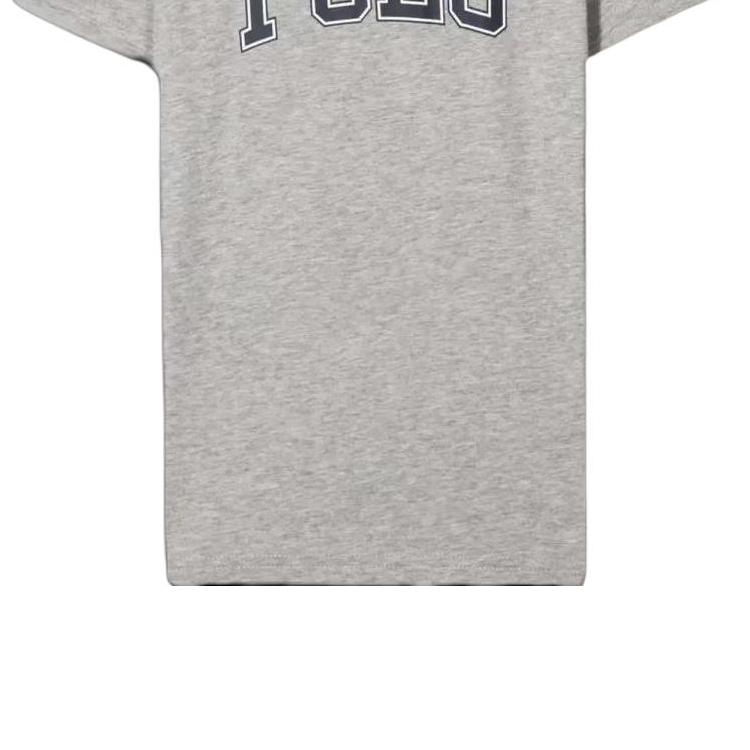 Polo Ralph Lauren Logo Letter Print Crew Neck Short Sleeve T Shirt Men Tops Gray 710858957-003