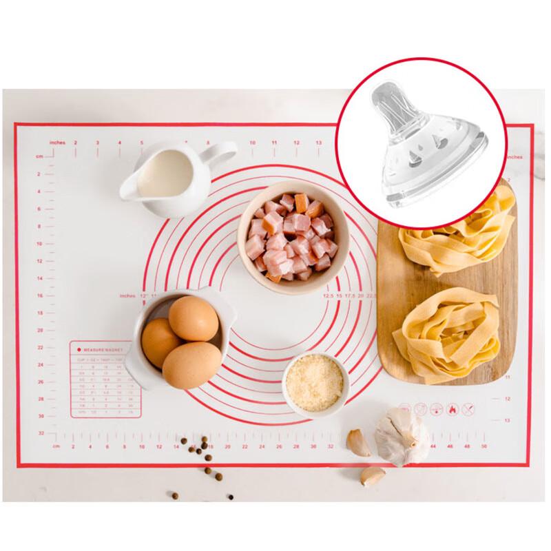 ZISIZ Большой силиконовый коврик для замешивания и выпечки