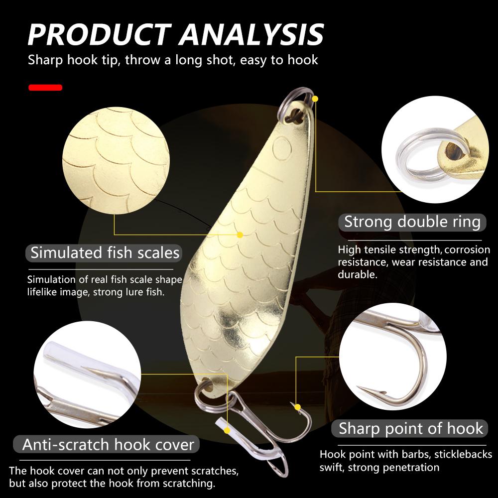 1 шт., металлическая приманка-спиннер-ложка, 7 см, 20 г, приманка для ловли форели, жесткая приманка с блестками, искусственные приманки, спиннербейт, рыболовные снасти