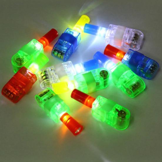10 шт. Пальчиковый фонарик Долговечный светодиодный проекционный пальчиковый фонарик Игрушки Эластичная лента