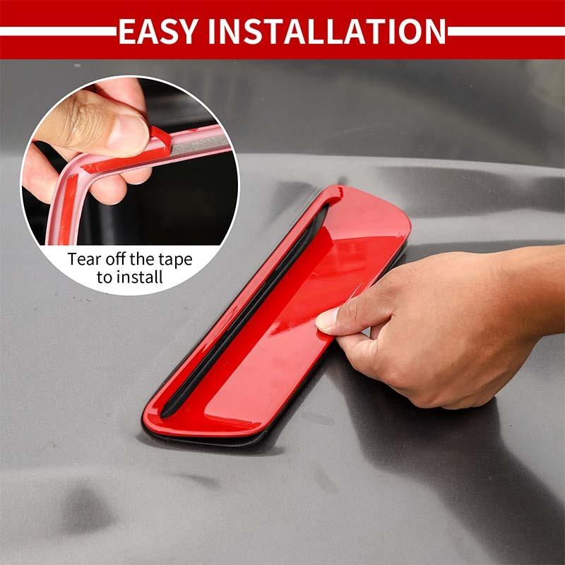 Капот двигателя автомобиля, воздухозаборник, передний бампер, защитный рукав, декоративная крышка для Dodge Challenger 2015, внешние автомобильные аксессуары