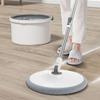 Self Wash Spi N Mop and Bucket with Wringer Set Adjustable Dirty and Clean Water Separation Mop Floor Cleaning Microfiber Mops