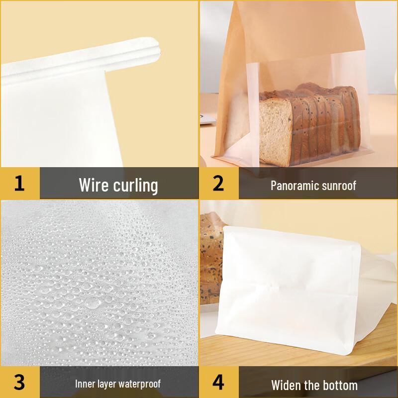 Wire-Edged Self-Sealing Toast & Bakery Packaging Bags