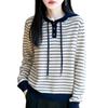 Women's 100% Pure Wool Hooded Sweater - New Loose Fit Knitted Autumn/Winter Style