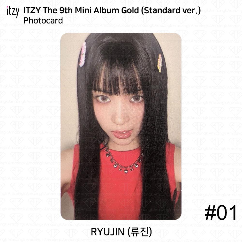 ITZY 9-й мини-альбом gold standard ver официальная фотокарточка открытка постер kpop