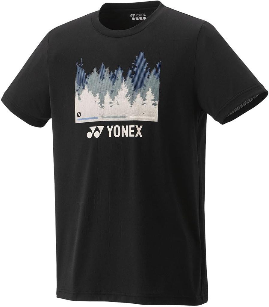 YONEX UniDry 16804 Black Small T-Shirt (Fit Style) (007)