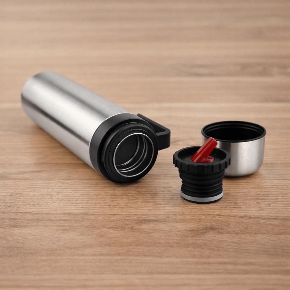 Термос для мате Yerba Mate 1000 мл, с двойными стенками, дизайн с трубочкой, вакуумная колба, большой объем, изолированная бутылка для воды из нержавеющей стали