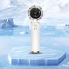 maxiaoxia New 100 Speed Handheld Fan With USB Charging 3000mAh Mini Portable Turbo Digital Display Small Fan Cooling Portable Air Cooler for Bedroom