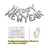 2026 Happy  Year Aluminum Foil Balloon Set  Year Party 2026 Happy  Year Party  Year Atmosphere Props