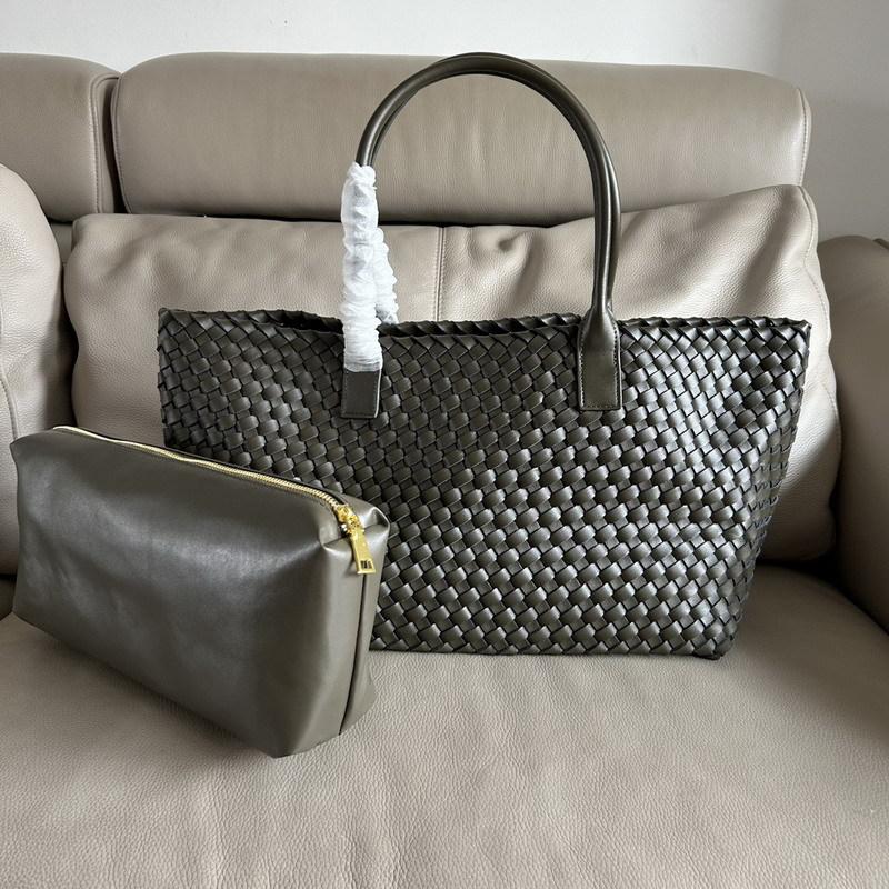 2025 Новая женская сумка из натуральной кожи, плетеная вручную сумка, большая вместимость, сумка для матери и ребенка, корзина для овощей, ручная сумка через плечо, крест