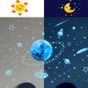 Luminous Moon Stars Kids Room Wall Sticker Baby Nursery Home Decor Wall Sticker Glow In the Dark Bedroom Ceiling Glow Sticker