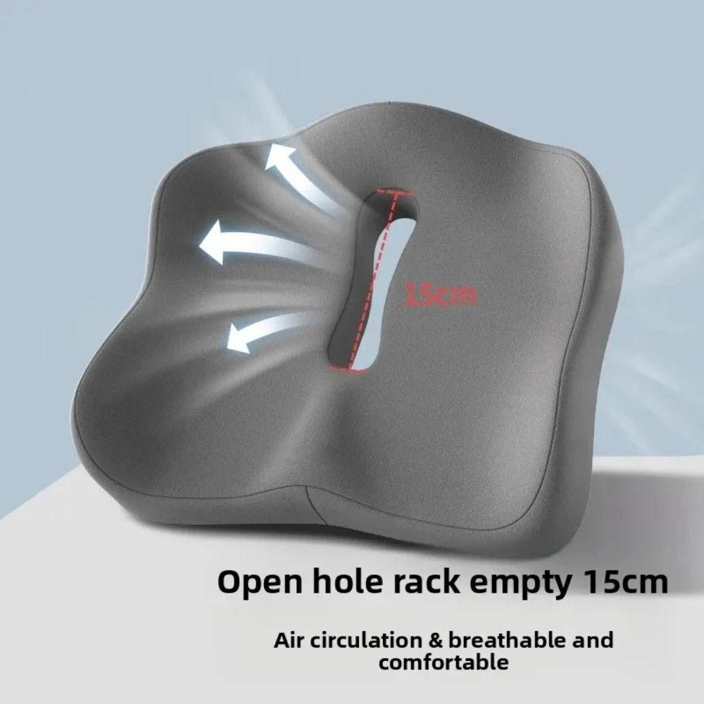 Подушка для автомобильного сиденья из пеноматериала с эффектом памяти, удобная подушка для стула, новая ортопедическая подушка для копчика