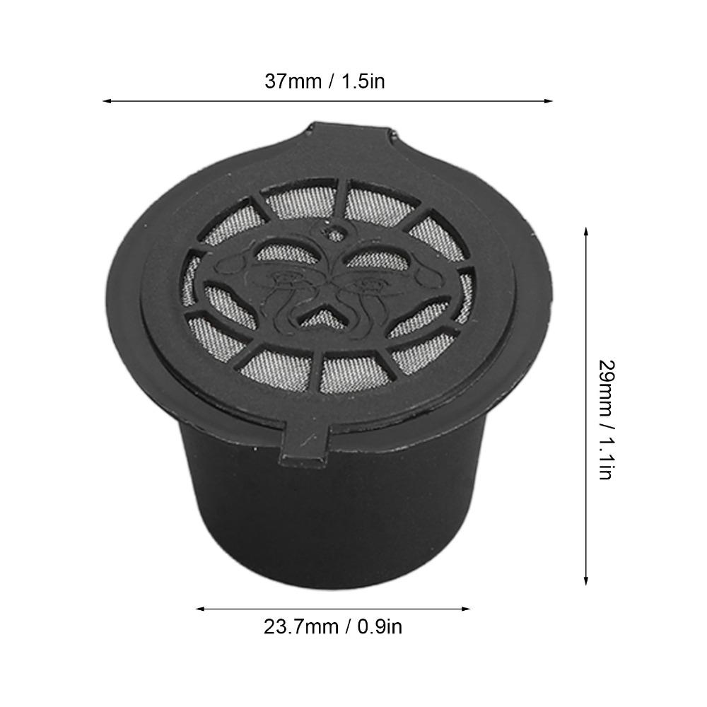 6pcs set Food Grade Material Refillable Coffee Capsules Coffee Pods Set Coffee Brewing