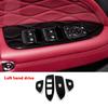 LHD RHD For GWM Great Wall Tank 300 -2025 carbon fiber Window Glass Lift Button Trim Switch Cover Door Armrest Panel Sticker