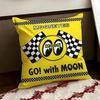 Cute Cartoon MMooneyes Cushion Cover Reversible Soft Durable Pillow Cover Home  Car MultiScene Use for Daily Comfort
