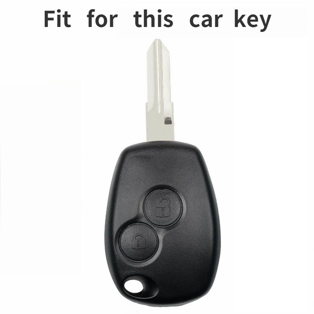 Крышка корпуса ключа автомобиля из ABS-пластика и карбона для Renault Duster Clio Dacia 3 Twingo Logan Sandero Modus Для Nissan