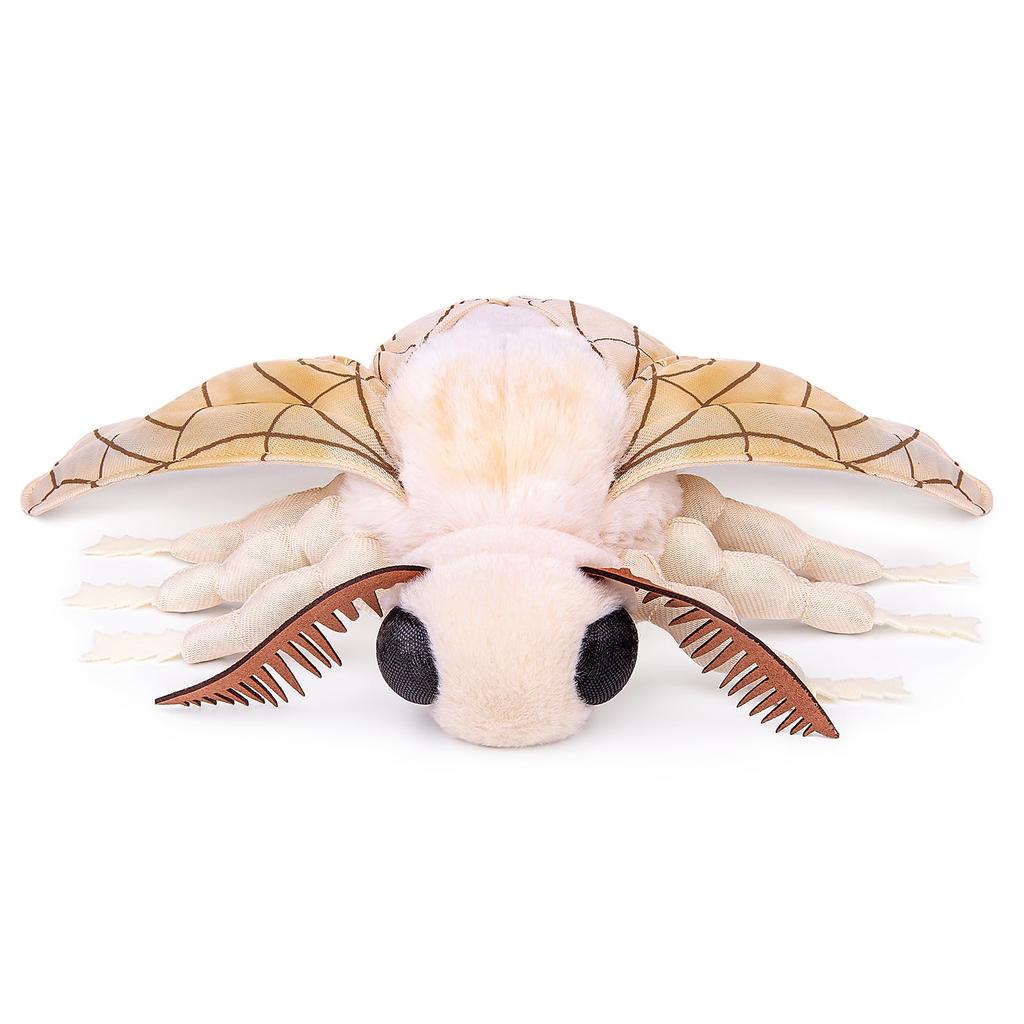 Lilizzhoumax Realistic Silk Moth Stuffed Animals Moth Stuffed Animals, Stuffed Animals, Toys for Girls, Kids Gifts Home Decor, Huggable Toys Soft