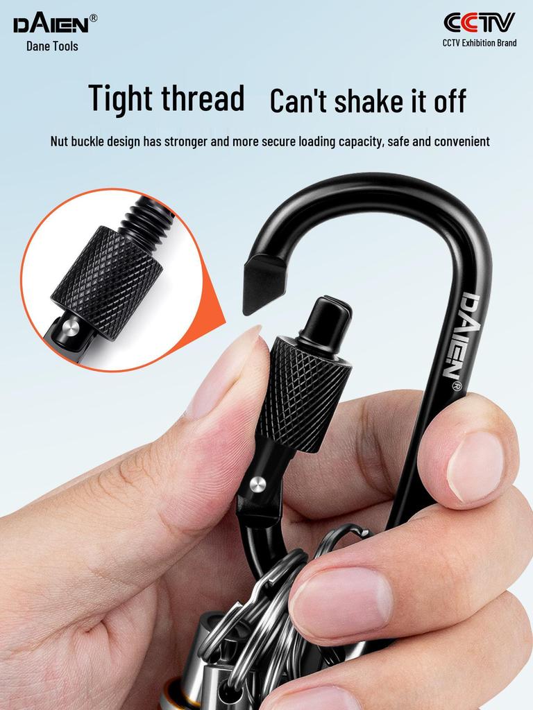 Quick Release 1/4 Hex Socket Keyring Adapter Set