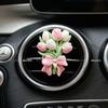 Тюльпан Автомобильный Освежитель Воздуха Камень - Цветочный Аромат Диффузор в Вентиляционное Отверстие Подвеска