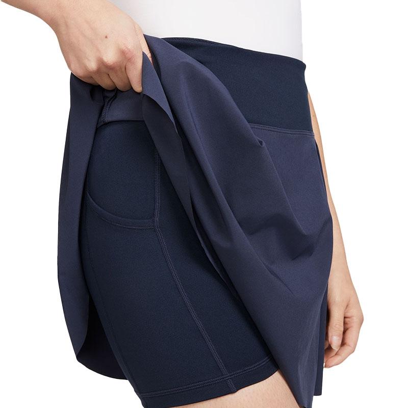Nike Повседневные Короткие Юбки Женские Синие DX1132-451