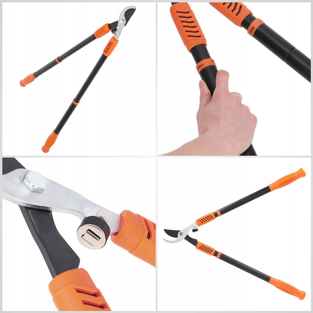 KADAX Секатор Ножницы Садовый Ручной Для Ветвей Кустов Телескопический Острый Прочный