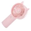 Mini Fan Portable Hand Held Cute Mute Electric Cooling Fan for Home Office Travel Pink