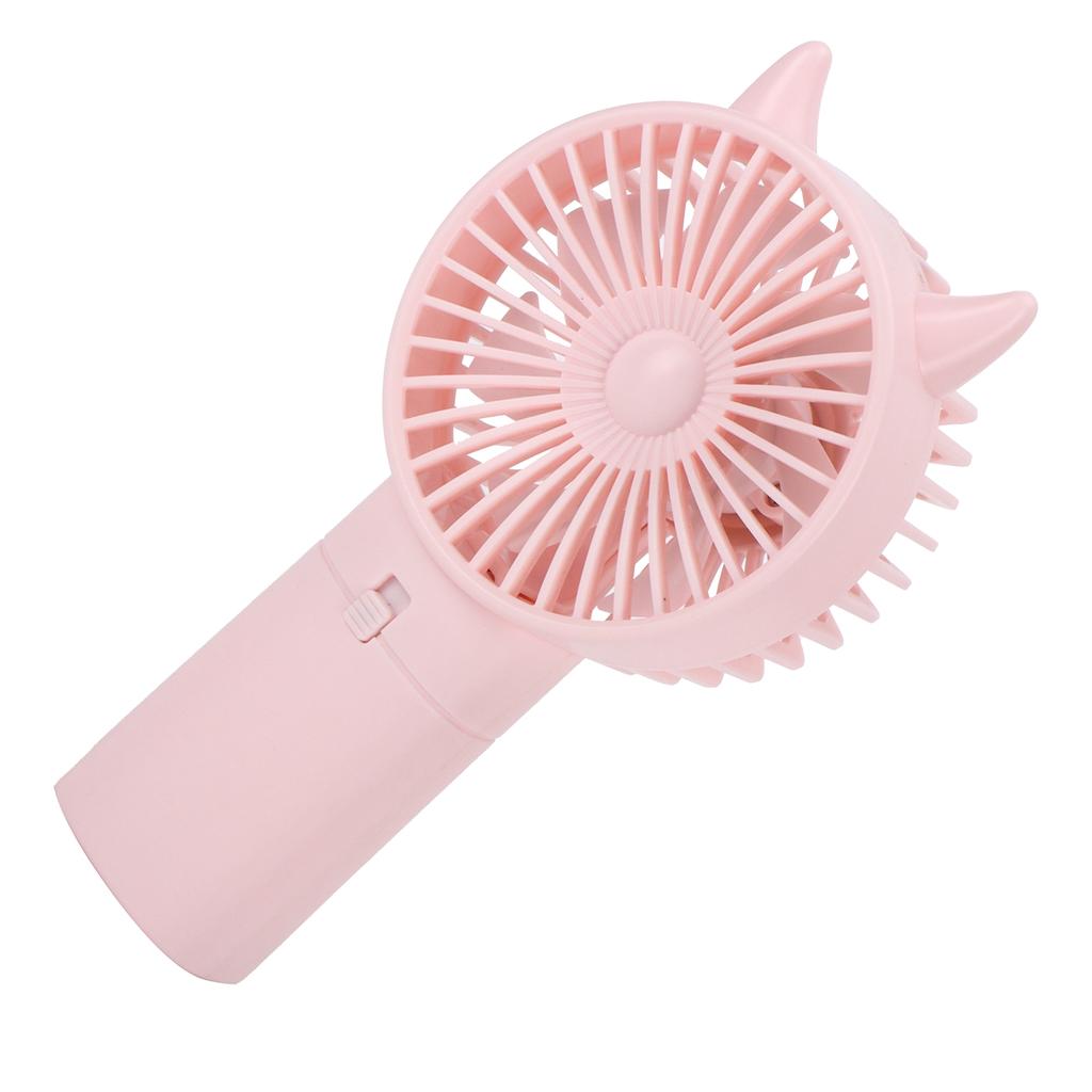 Mini Fan Portable Hand Held Cute Mute Electric Cooling Fan for Home Office Travel Pink