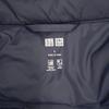 Uniqlo Seamless Down Jacket L Navy Hood Women Used
