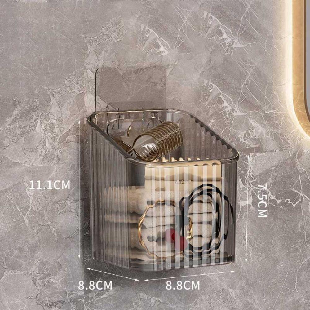 Plastic Toilet Storage Basket Wall Mounted Cosmetic Storage Box New Bathroom Storage Box