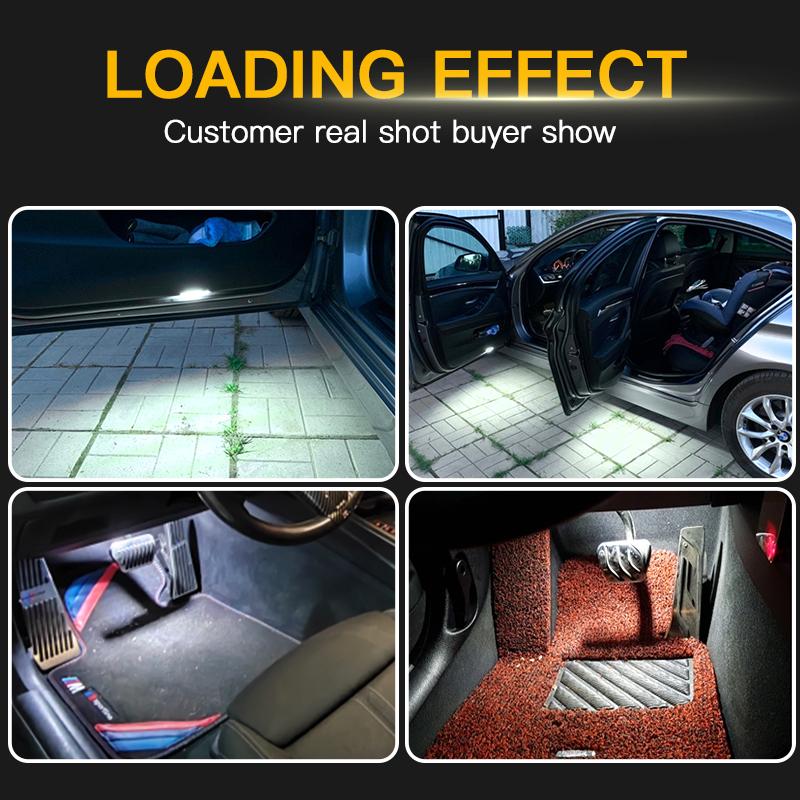 2 шт. светодиод Для Ford Focus MK3 MK4 2012-2018 Ford C-Max 2013-2018 Фонарь багажника Внутренний фонарь багажника 6000K Белый