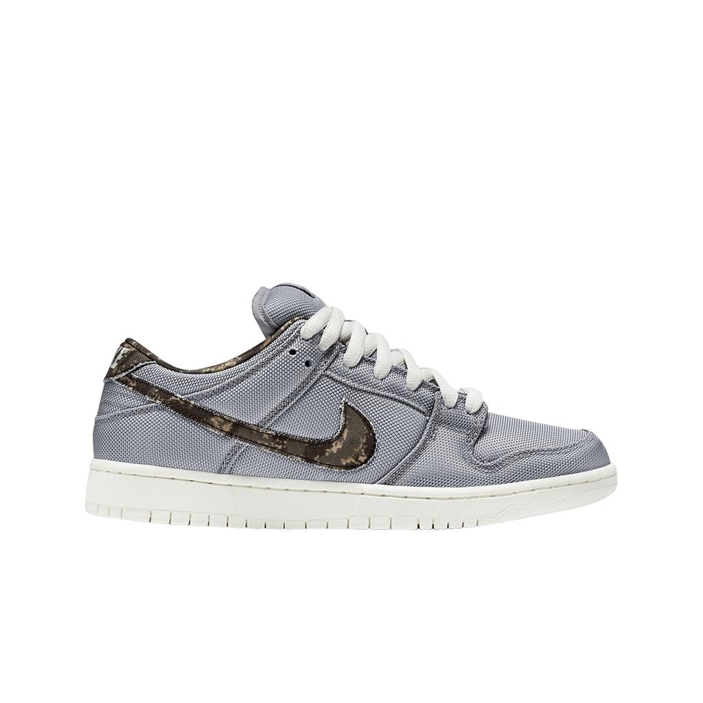 Nike Sb Dunk Low Pro Серый волк Цифровой камуфляж