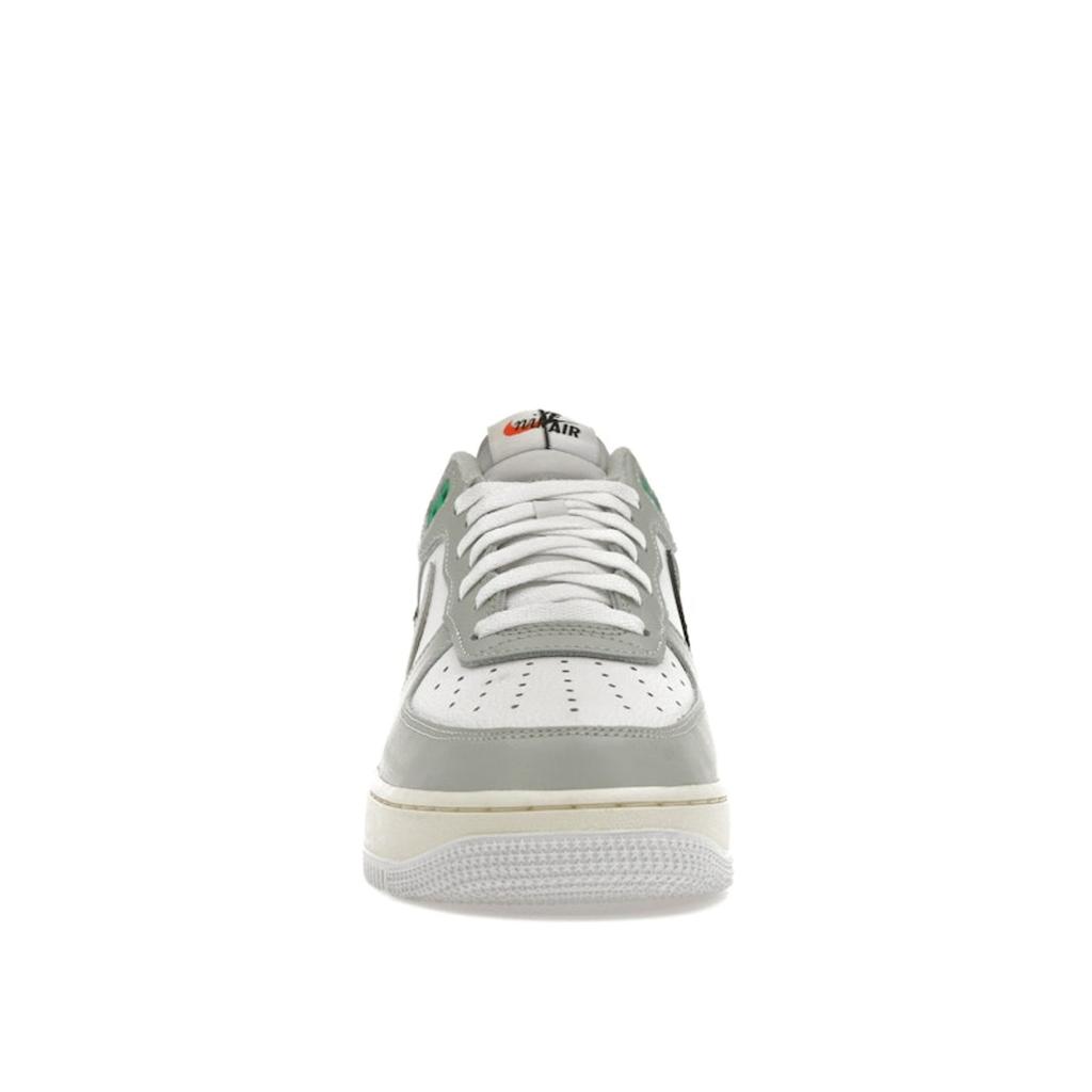 Nike Air Force 1 07 LV8 Split - Светло-серебристые мужские кроссовки Серый Черный Белый DZ2522-001