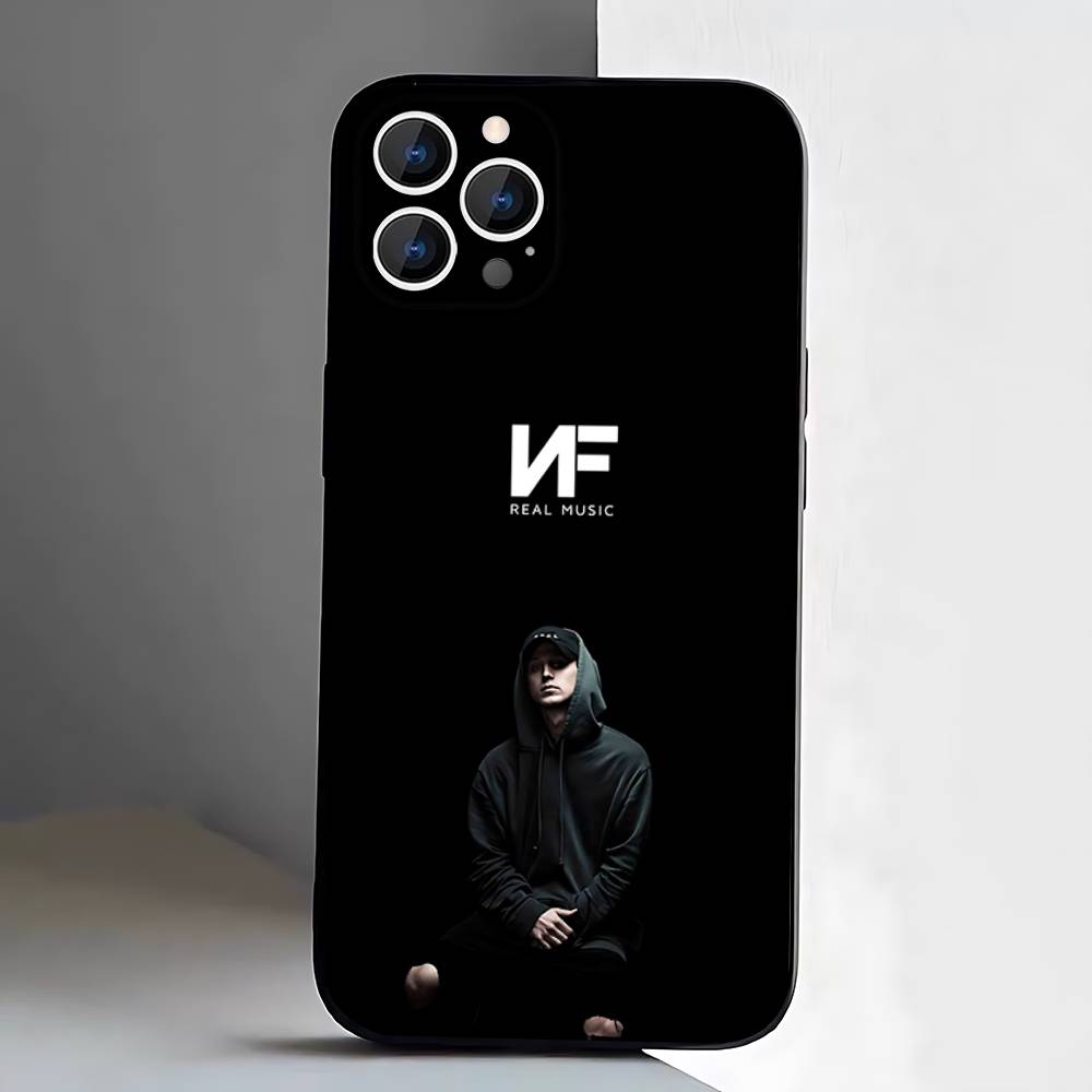 Чехол для телефона NF Rapper для iPhone 17,16,15,14,13,12,11,Pro,XS,Max,XR,Plus,E,SE4,Mini Черный Мягкий Чехол