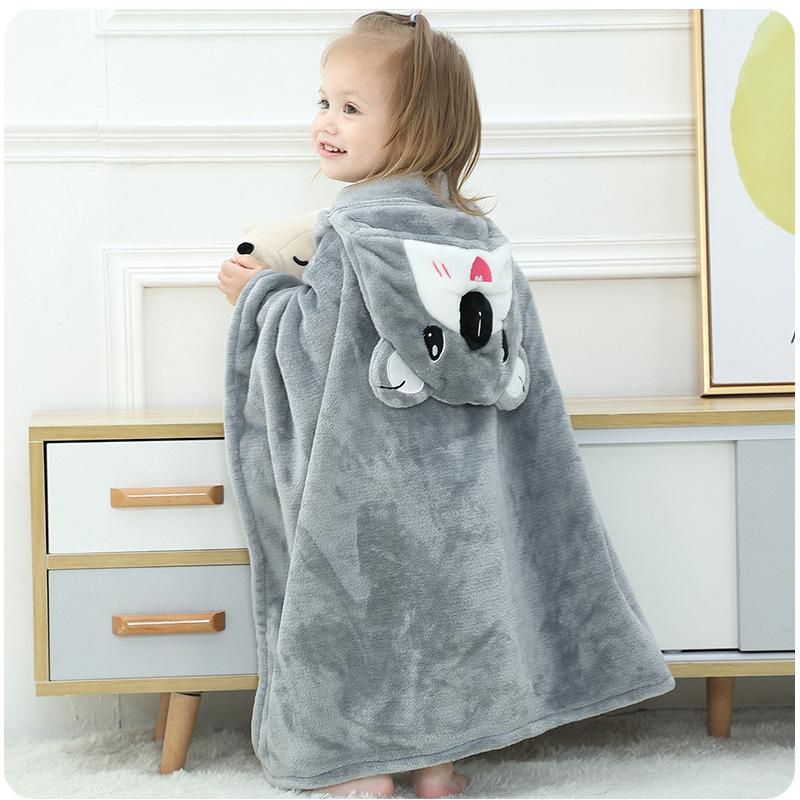 Прекрасный халат с капюшоном для маленьких девочек, купальное полотенце для малышей, халат, постельное белье, одеяло