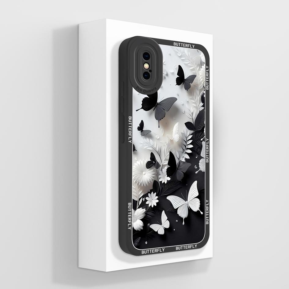 Для Apple iPhone X XR XS SE 6 7 8 11 12 Pro Max Plus Mini чехол для телефона роскошный цветочный узор мягкий жидкий силиконовый противоскользящий защитный чехол для iPhone