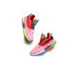 Li Ning WOW 7 Амортизирующие Скользкие Устойчивые к истиранию Низкие Баскетбольные Кроссовки Мужские Розовые ABAN079-9
