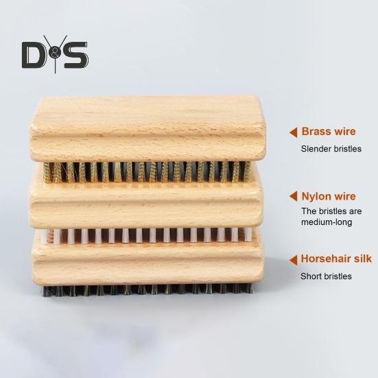 1/3 шт. Набор для нанесения воска на сноуборд, нейлоновая/латунная/конская щетка для нанесения воска на сноуборд, полировки, затенения