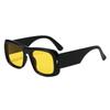 Wide Leg Sunglasses Men'S And Women'S Large Frame Versatile Fashion Retro Sunglasses Leopard Print Sunshade Glasses