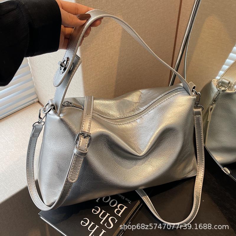 Large-capacity Bag Women's 2025 New French Niche High-end Commuter Large Bag Women's One-shoulder Crossbody Bag Women's Bag