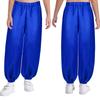 Kids Performance Bloomers - Loose Satin Belly Dance Pants with Elastic Waistband for Parties & Shows
