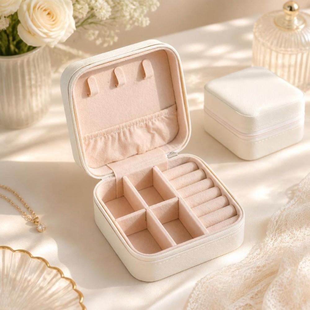 Stackable Jewelry Organizer Box Square Jewelry Display Box Durable Jewelry Storage Box Home