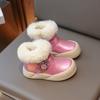 New Autumn and Winter Boots for Girls, Mid Size Children's Snow Boots with Soft Sole, Anti Slip and Plush, Thick Cotton for Children's Shoes