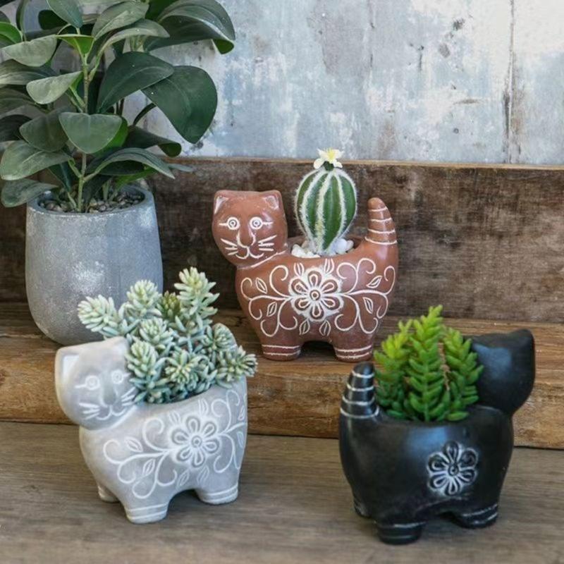 Soft Silicone Ornament Molds Shaped Vase Molds Unique Flowerpot Moulds Silicone Suitable for Resin Clay