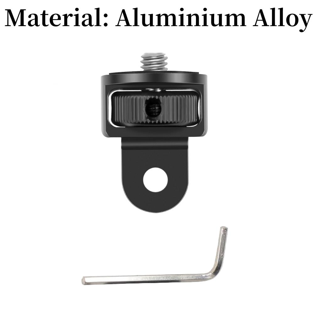 Адаптер для штатива с винтом 1/4 дюйма, вращающийся на 360 градусов, для Go Pro Hero 12 11 10 9 8, аксессуары для камер Insta-360 One X4 X3 X2