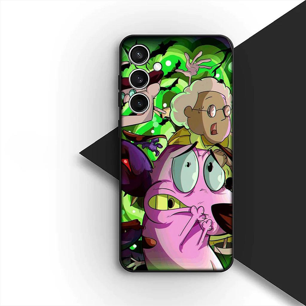 Чехол для телефона с рисунком собаки C-Courages C-Cowardlys для Samsung Galaxy S20 S22 S21 FE Ultra Plus A07 A17 A15 A16 A25 A57 A37