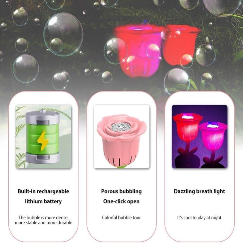 Машины для создания пузырей в форме роз и подсолнухов Вертикальная машина для создания пузырей Свадьба Рождество Вечеринка