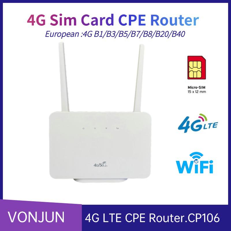4G CPE-роутер CP106: Слот для беспроводной карты, Роутер мобильной сети, Раздача WiFi.