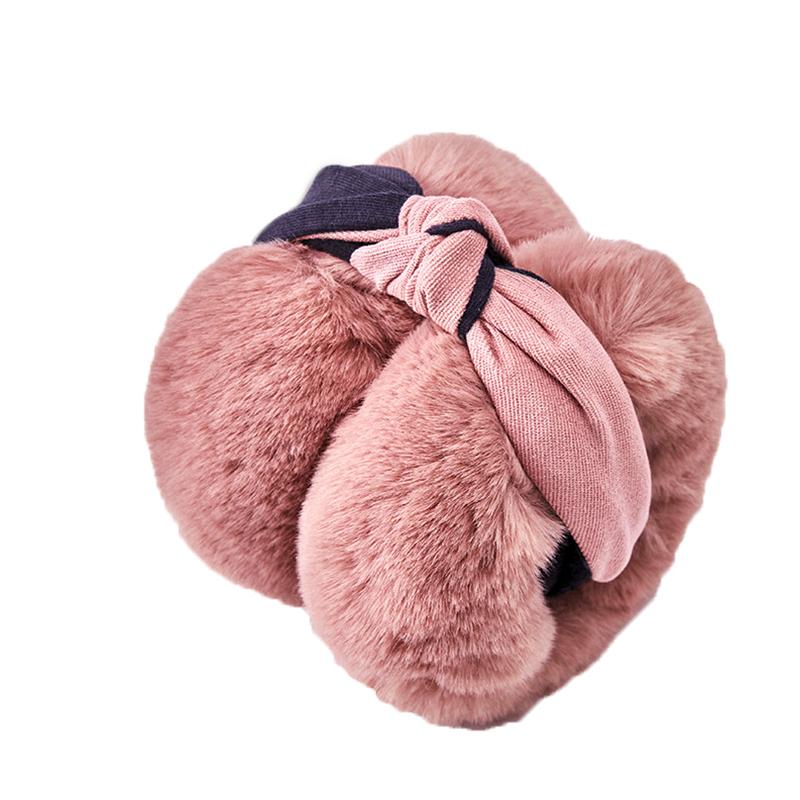 1 шт. модные складные наушники мягкие плюшевые обручи для волос имитация меха кролика ушные вкладыши